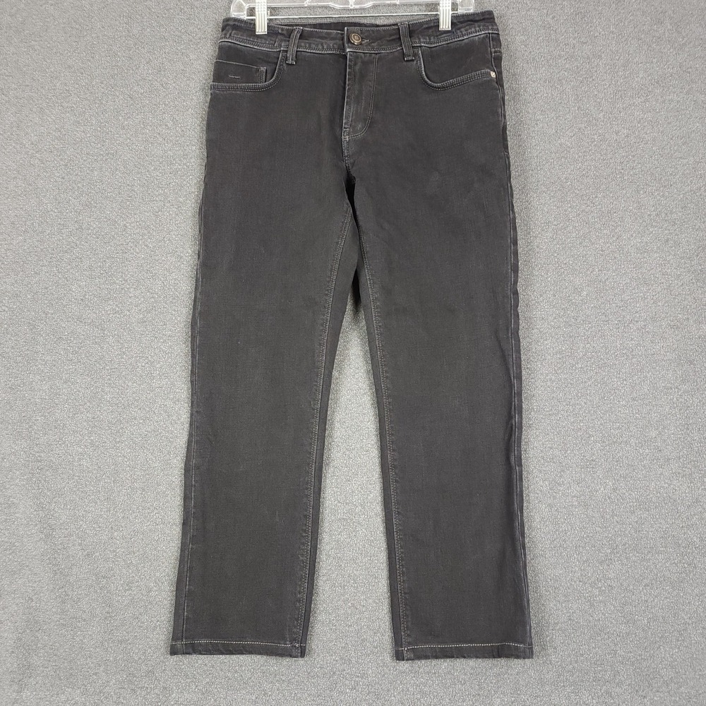 Boggi Milano Claude Men's Black Denim Jeans Size 31 Made‎ in Italy